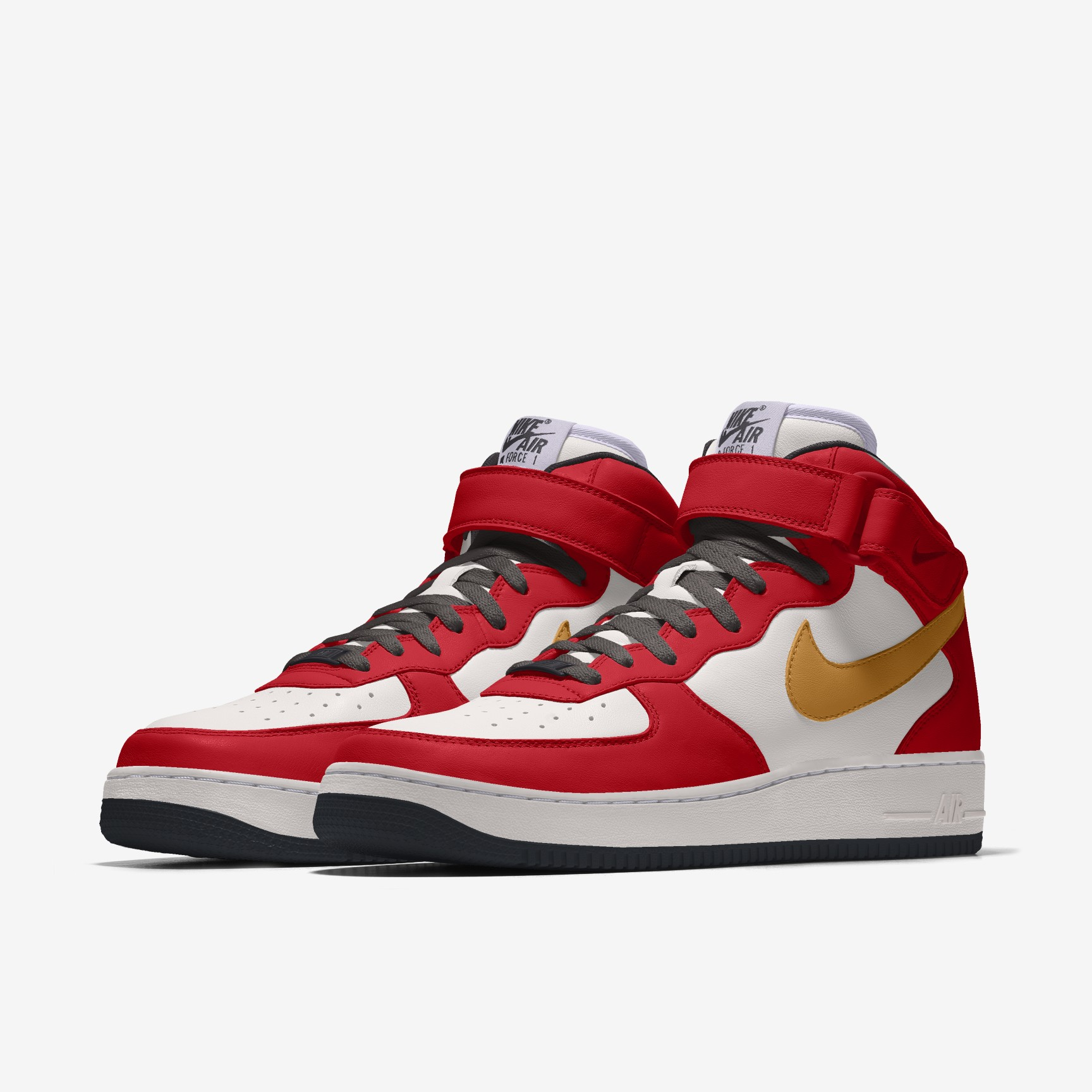 NIKE AIR FORCE 1 MID BY YOU X HKR DESIGNED V12.25 ⋆ Hypekickrelease